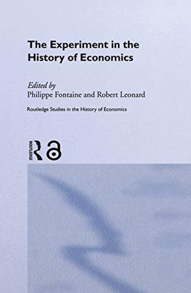 Experiment in the History of Economics