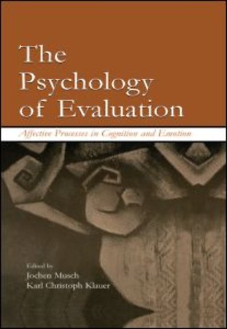 Psychology of Evaluation