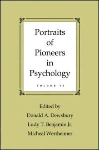 Portraits of Pioneers in Psychology