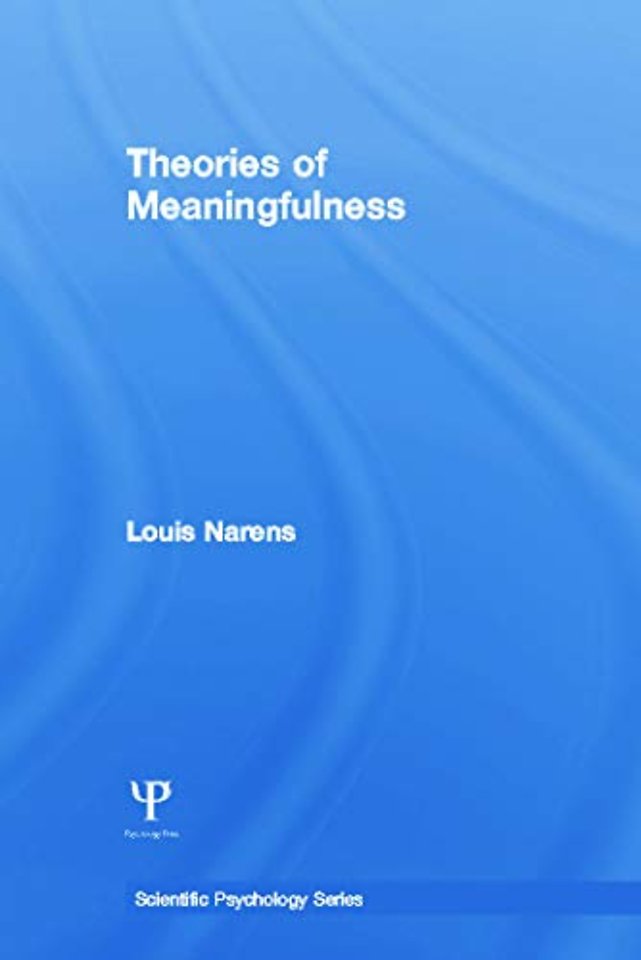 Theories of Meaningfulness