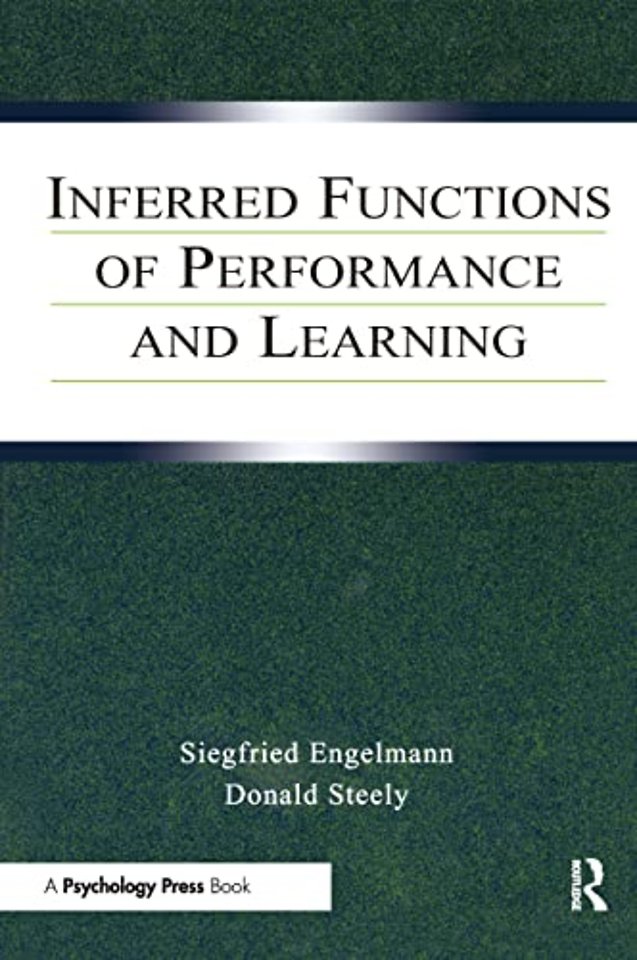 Inferred Functions of Performance and Learning