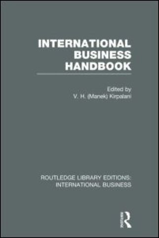 International Business Handbook (RLE International Business)