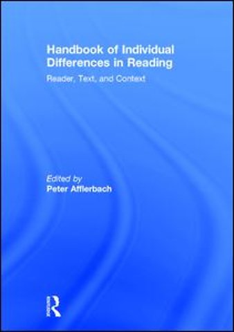 Handbook of Individual Differences in Reading