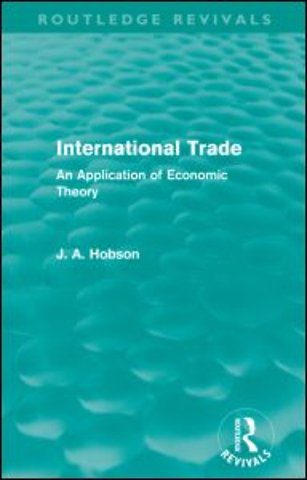 International Trade (Routledge Revivals)