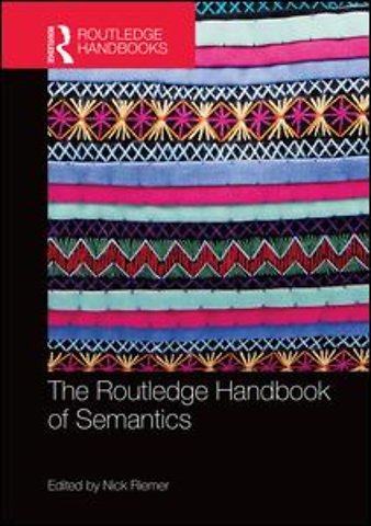 Routledge Handbook of Semantics