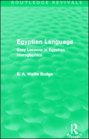 Egyptian Language (Routledge Revivals)