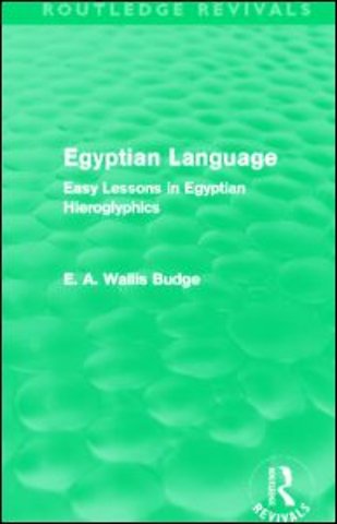 Egyptian Language (Routledge Revivals)