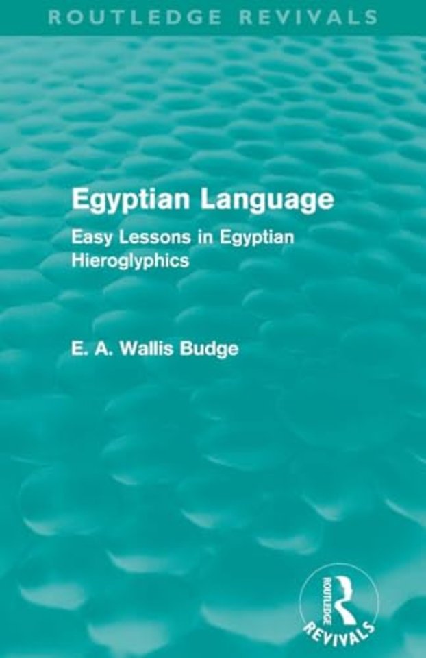 Egyptian Language (Routledge Revivals)