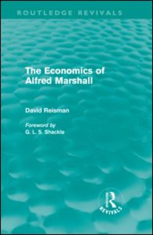 Economics of Alfred Marshall (Routledge Revivals)