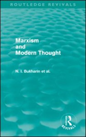 Marxism and Modern Thought