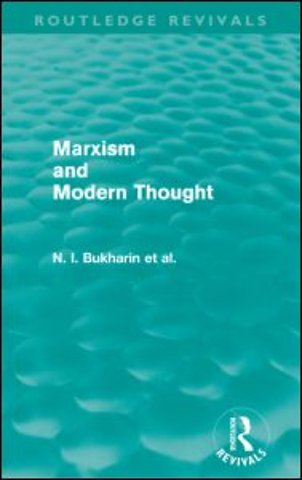 Marxism and Modern Thought