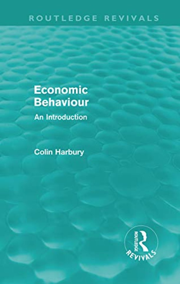 Economic Behaviour (Routledge Revivals)