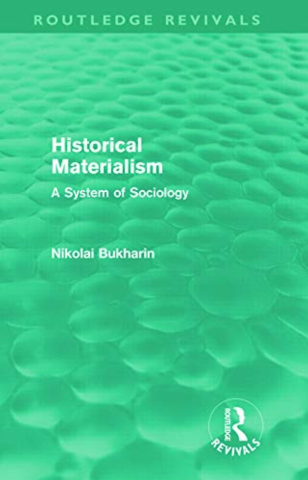 Historical Materialism (Routledge Revivals)
