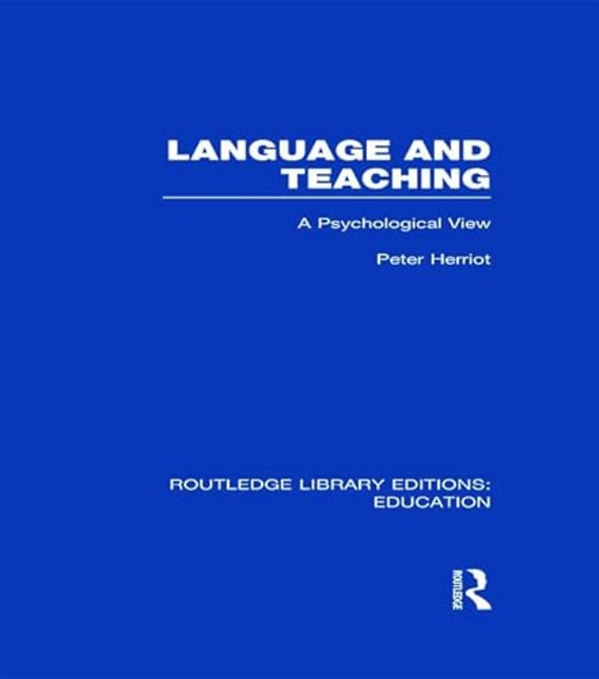 Routledge Library Editions: Education Mini-Set I Language & Literacy 9 vol set