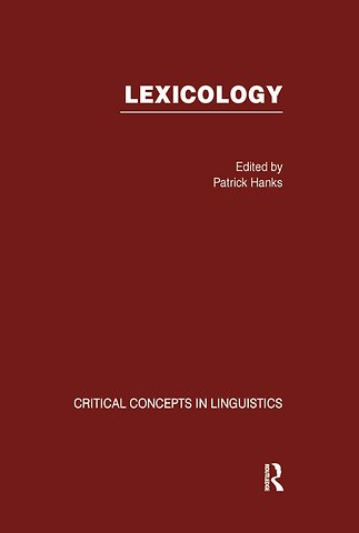 Lexicology