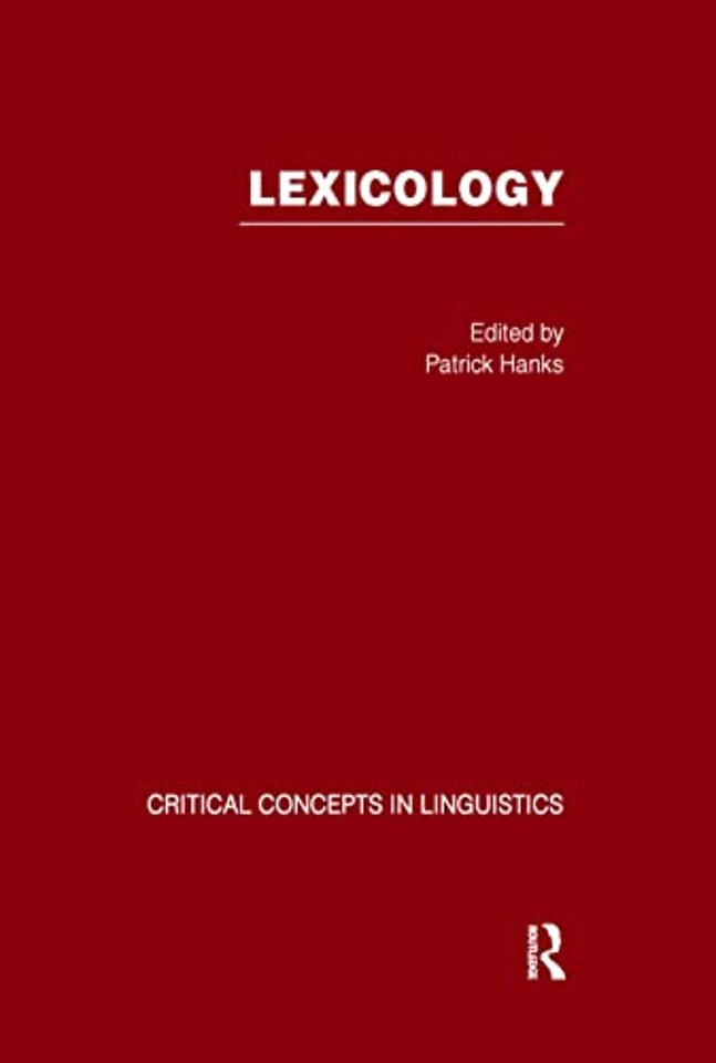 Lexicology