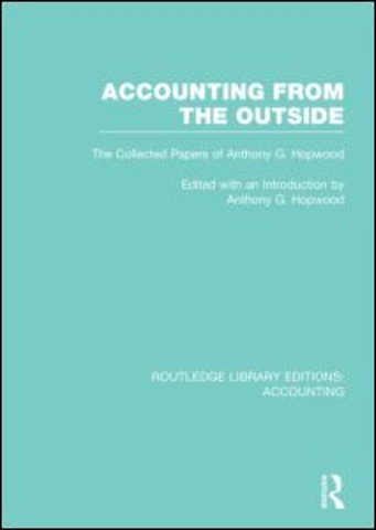 Accounting From the Outside (RLE Accounting)