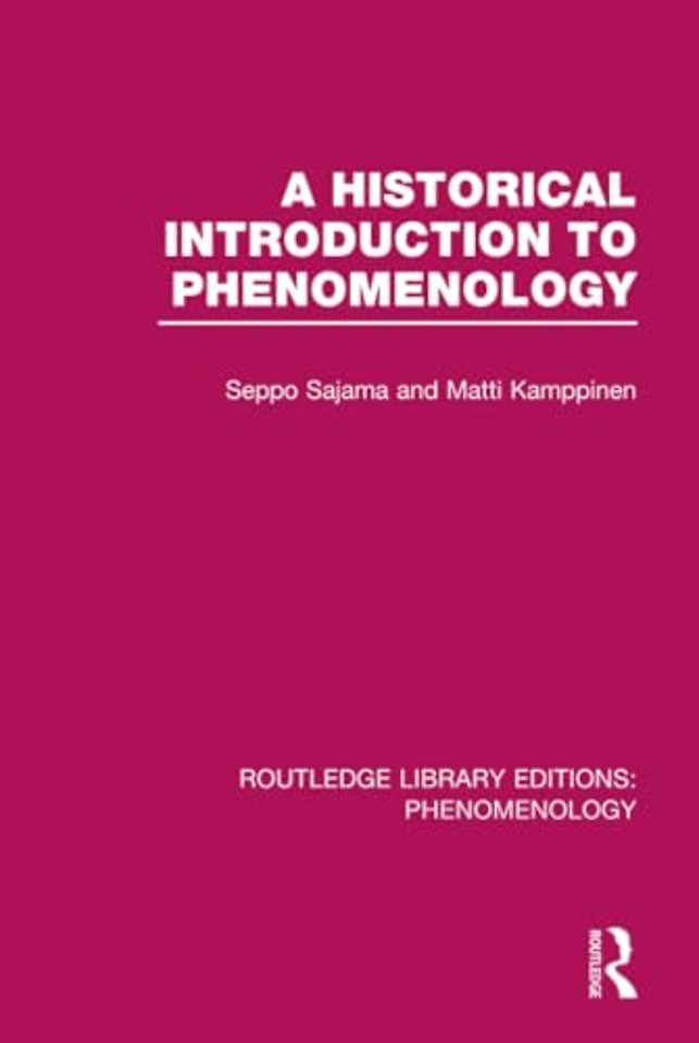 Historical Introduction to Phenomenology