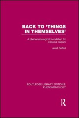 Back to 'Things in Themselves'