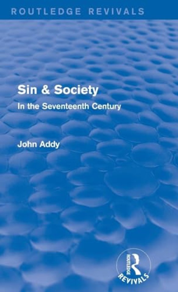 Sin & Society (Routledge Revivals)