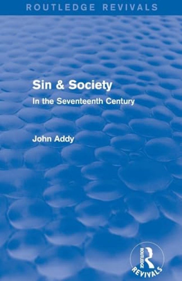 Sin & Society (Routledge Revivals)