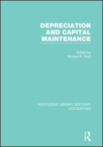 Depreciation and Capital Maintenance (RLE Accounting)
