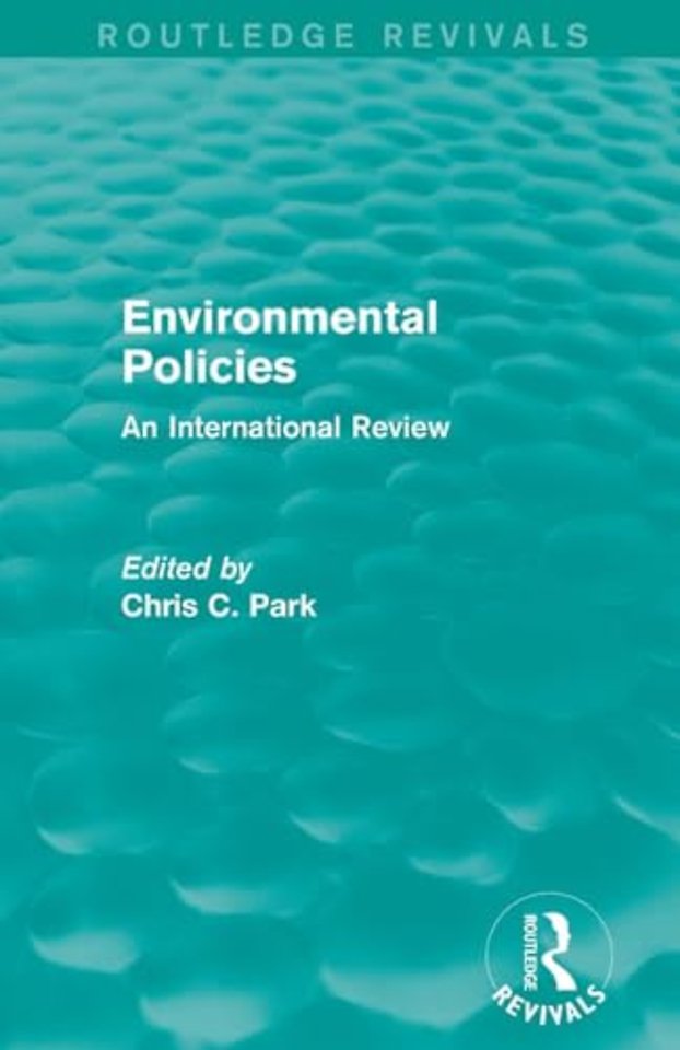 Environmental Policies (Routledge Revivals)