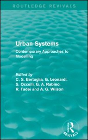 Urban Systems (Routledge Revivals)
