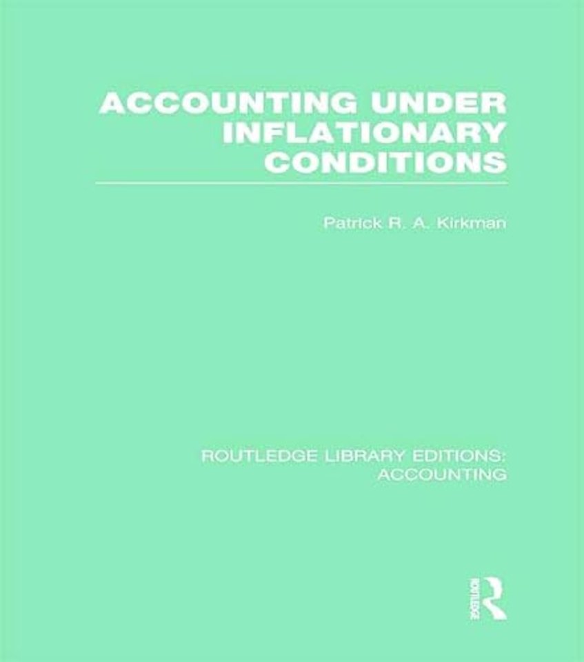 Accounting Under Inflationary Conditions (RLE Accounting)