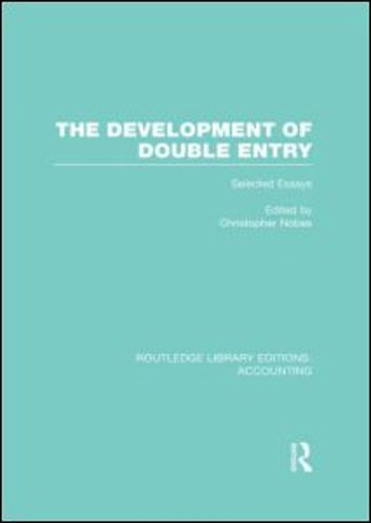 Development of Double Entry (RLE Accounting)