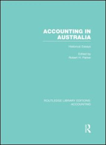 Accounting in Australia (RLE Accounting)