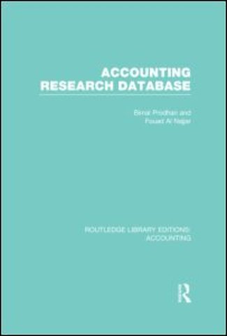 Accounting Research Database (RLE Accounting)
