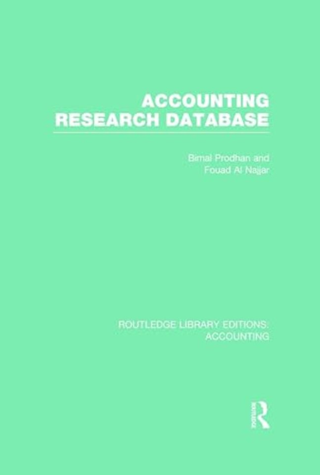 Accounting Research Database (RLE Accounting)