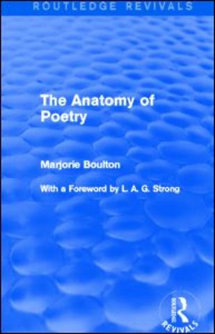 Anatomy of Poetry (Routledge Revivals)