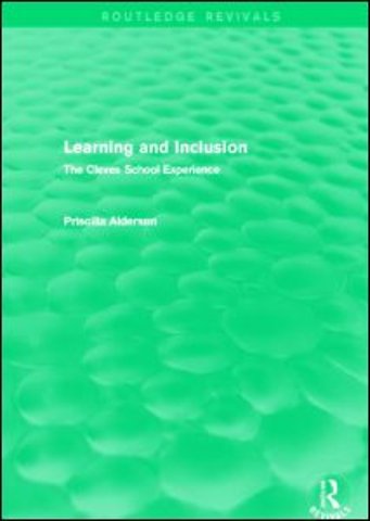 Learning and Inclusion (Routledge Revivals)