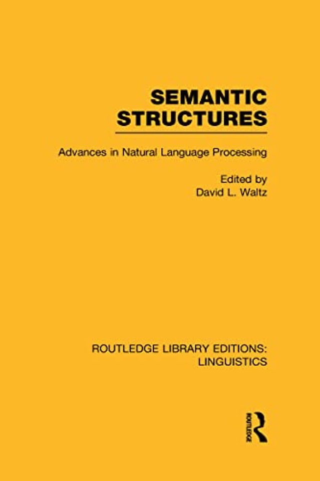 Semantic Structures (RLE Linguistics B: Grammar)