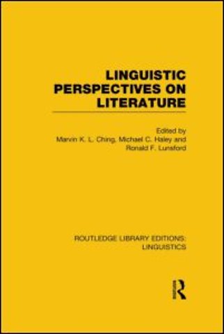Linguistic Perspectives on Literature (RLE Linguistics C: Applied Linguistics)