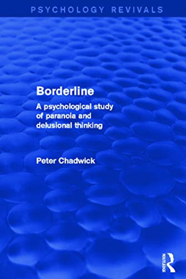 Borderline (Psychology Revivals)