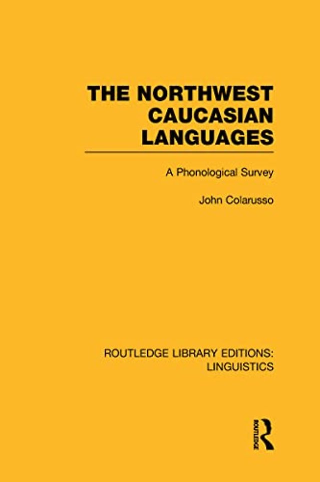 Northwest Caucasian Languages