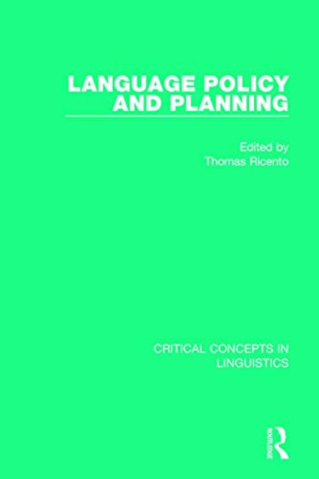 Language Policy and Planning