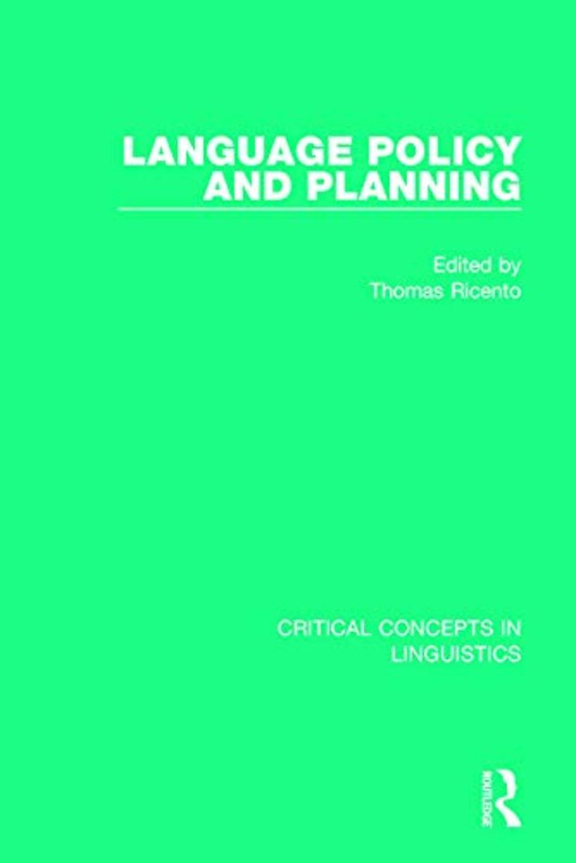 Language Policy and Planning