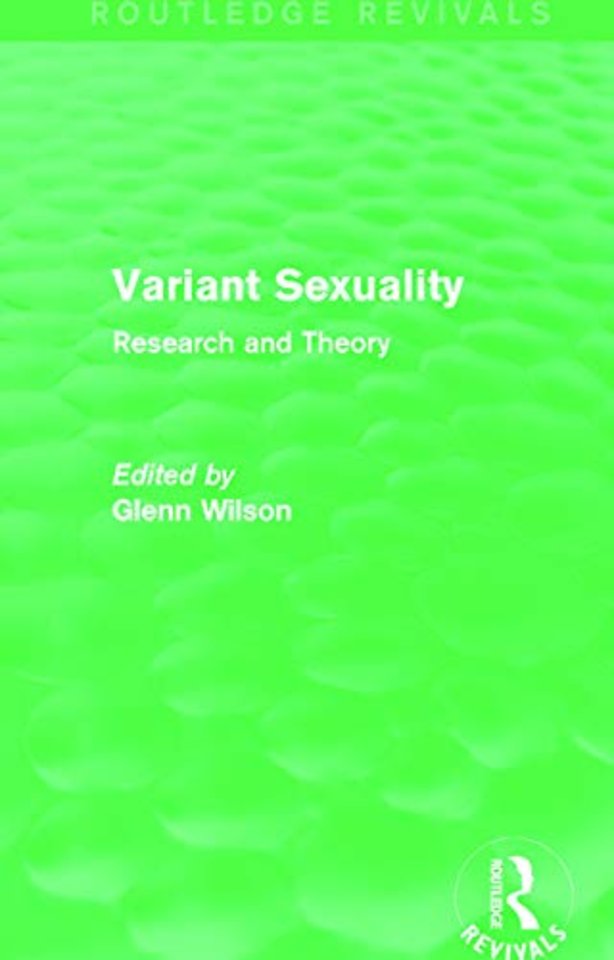 Variant Sexuality (Routledge Revivals)