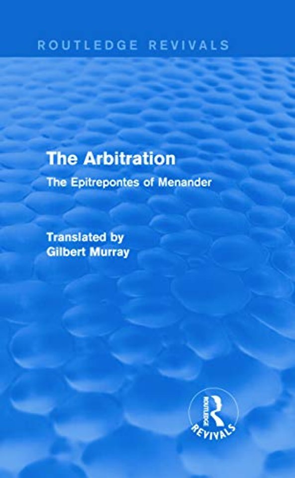 Arbitration (Routledge Revivals)