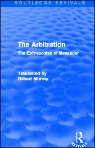 Arbitration (Routledge Revivals)
