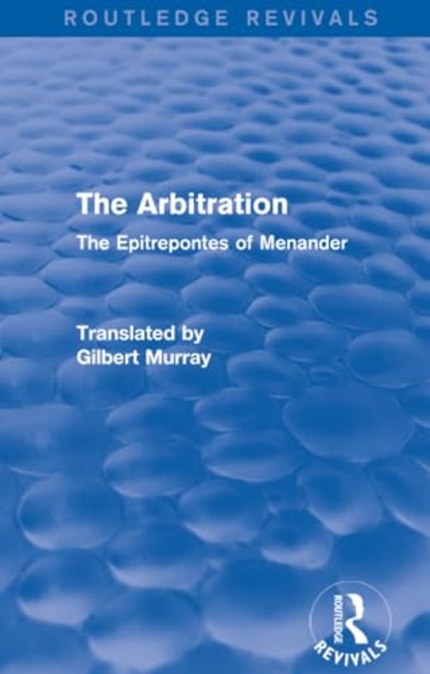 Arbitration (Routledge Revivals)