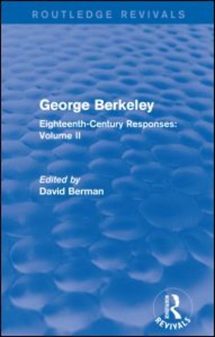 George Berkeley (Routledge Revivals)