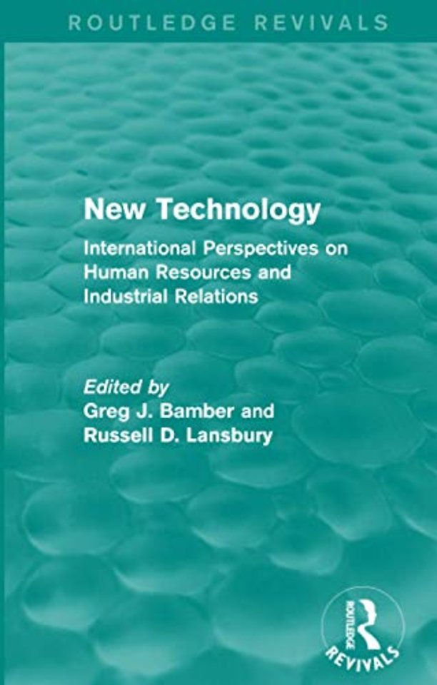 New Technology (Routledge Revivals)