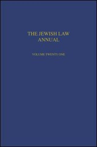 Jewish Law Annual Volume 21