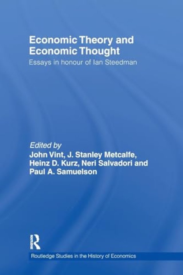 Economic Theory and Economic Thought