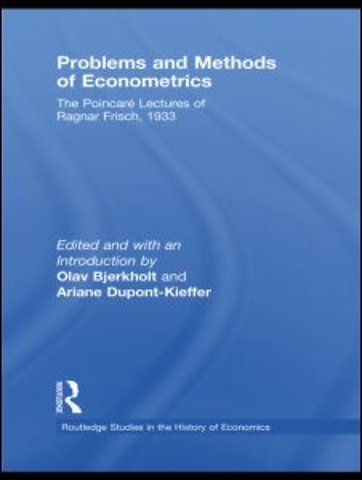 Problems and Methods of Econometrics